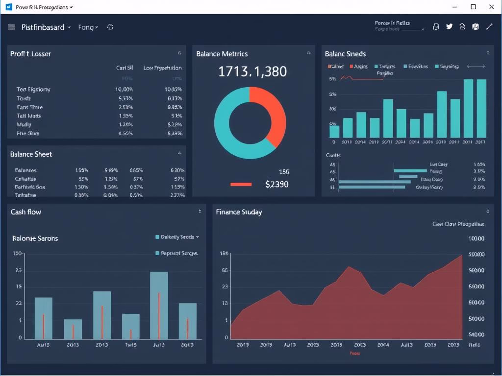 Financial Performance Dashboard Project in Power BI